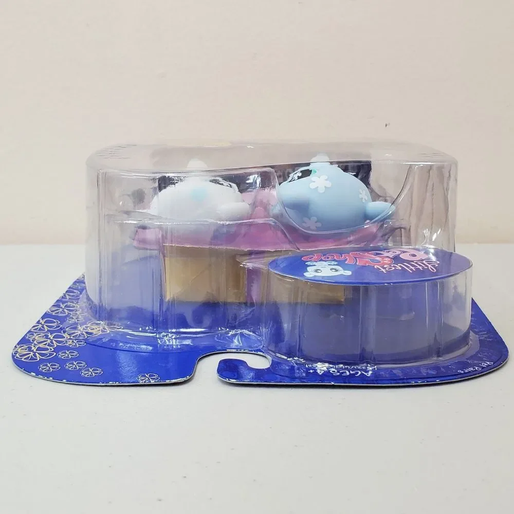 NIB AUTHENTIC Littlest Pet Shop Pairs Twin Polar Bears #646‎ #647 LPS Cuddliest